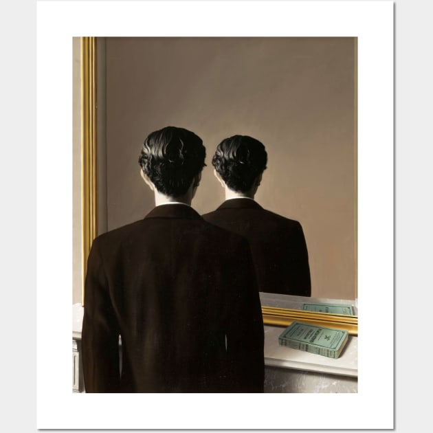Rene Magritte Man Mirror Wall Art by mgpeterson590